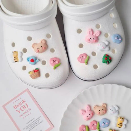 Charms 101 | Jibbitz for Crocs | Shoe Charms [10PCS] Picnic Friends Set